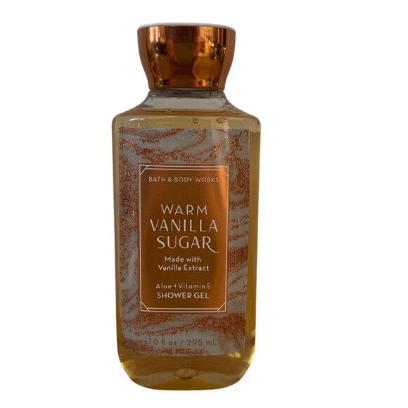 Bath and Body Works Warm Vanilla Sugar Shower Gel Full Size 10 Oz Brand New - Picture 1 of 6